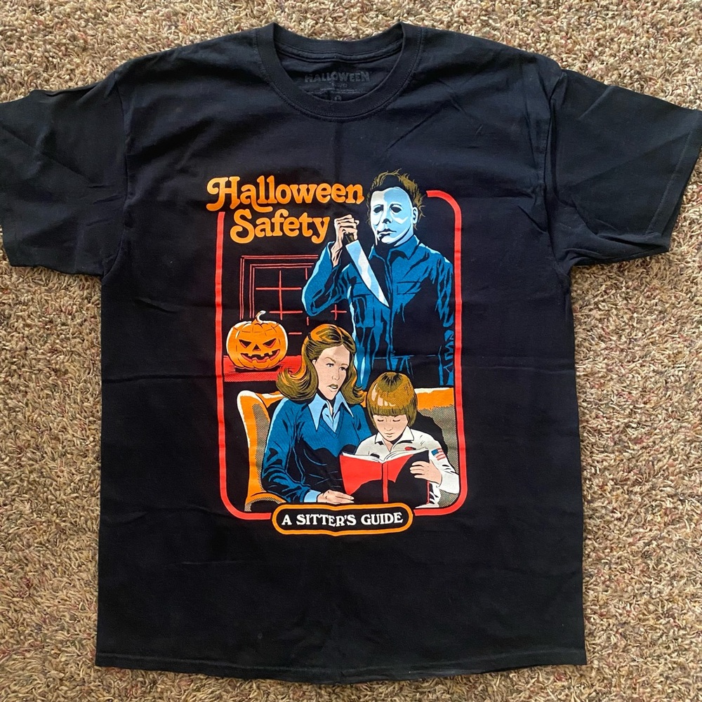 Halloween Safety Tee!!! Size Large!!!